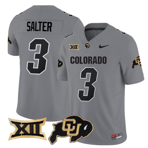 Kaidon Salter Jersey #3 Colorado Buffaloes 2025 Vapor Limited Stitched - Image 4