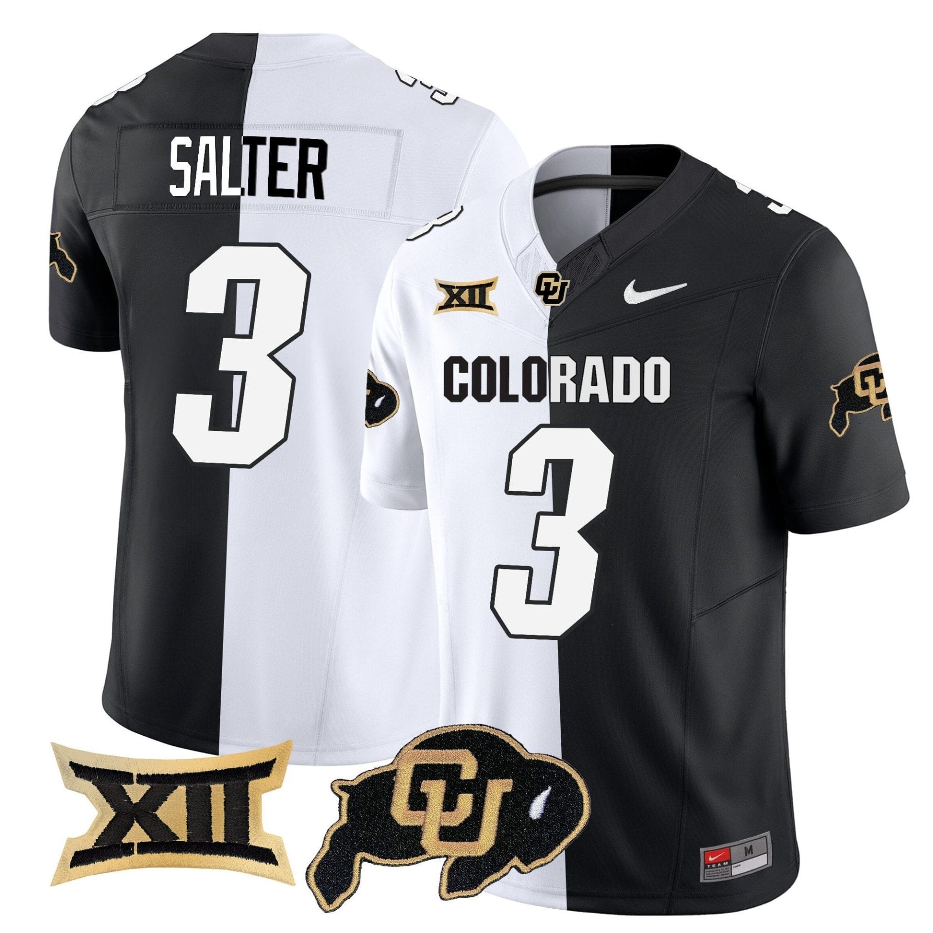 Kaidon Salter Jersey #3 Colorado Buffaloes 2025 Vapor Limited Stitched - Image 5