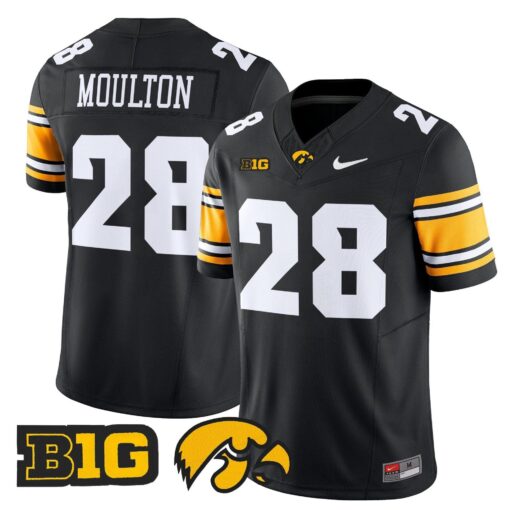 Kamari Moulton Jersey #28 Iowa Hawkeyes 2025 Limited Stitched
