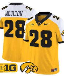 Kamari Moulton Jersey 28 Iowa Hawkeyes 2025 Limited Stitched Gold Alternate 0cd27026 6a3b 4f03 bdcf 4b7105494ab4