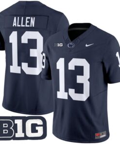 Kaytron Allen Jersey 13 Penn State Limited 2025 Stitched Navy