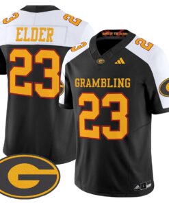 Alternative view of Keilon Elder Jersey #23 Grambling Tigers 2025 Vapor Limited Stitched