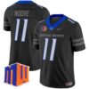 Kellen Moore Jersey 11 Boise State Broncos 2025 Vapor Stitched Black