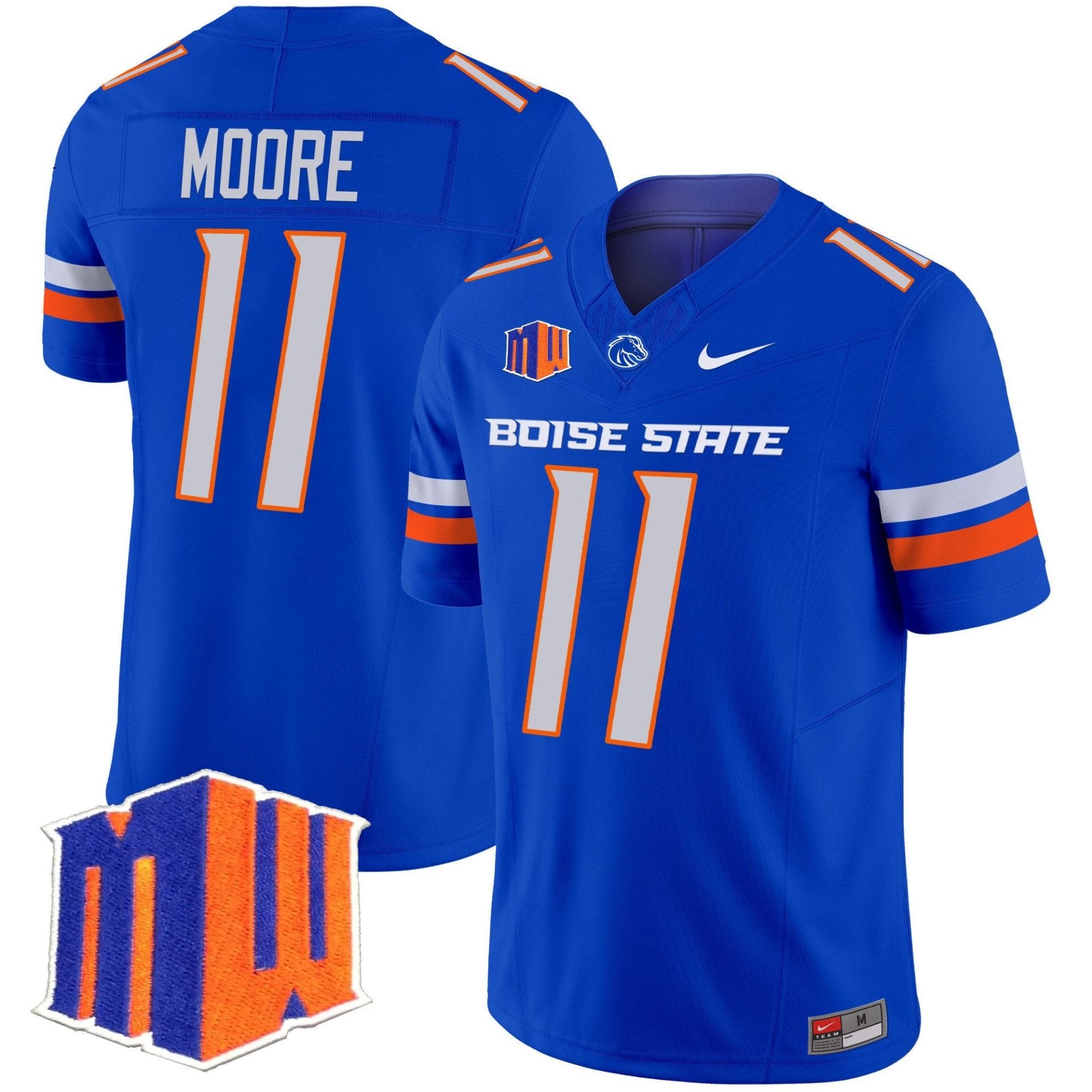 Kellen Moore Jersey #11 Boise State Broncos 2025 Vapor Stitched - Image 5