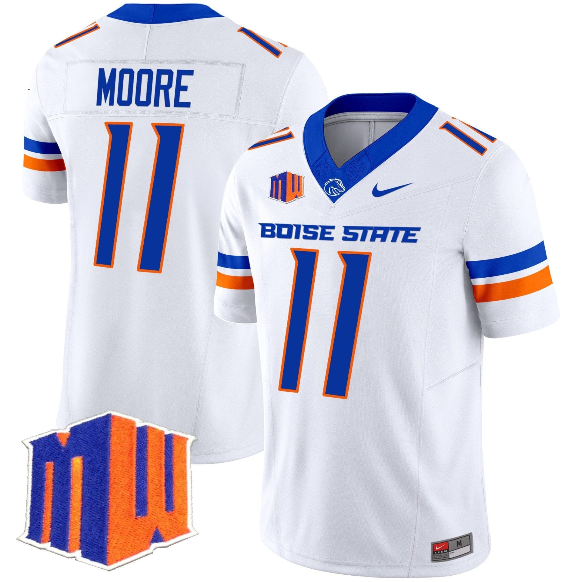 Kellen Moore Jersey #11 Boise State Broncos 2025 Vapor Stitched - Image 2