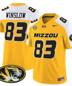 Kellen Winslow Jersey 83 Missouri Tigers 2025 Vapor Limited Stitched Gold Alter