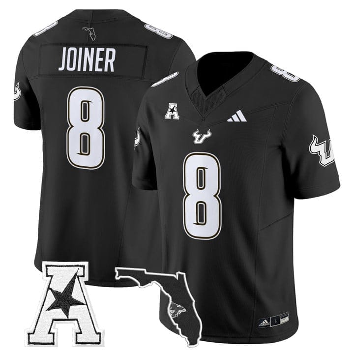 Kelley Joiner Jersey #8 South Florida Bulls 2025 Vapor Limited Stitched