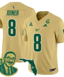 Kelley Joiner Jersey 8 South Florida Bulls Lee Roy Selmon Legacy Stitched Gold a69ba0e0 ecf9 4a0e b5b9 4e22acb01819