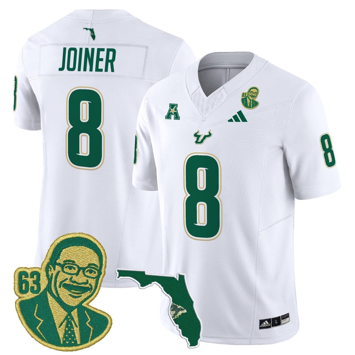 Kelley Joiner Jersey #8 South Florida Bulls Lee Roy Selmon Legacy - Image 2