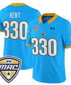 Kent Jersey 330 Kent State Golden Flashes 2025 Limited Stitched Light Blue