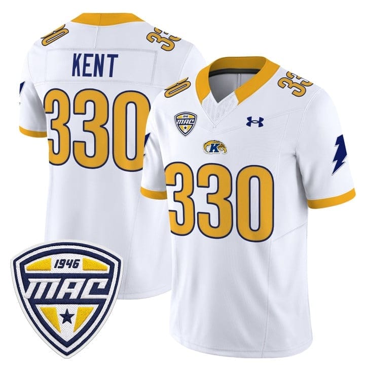 Kent Jersey #330 Kent State Golden Flashes 2025 Limited Stitched - Image 2