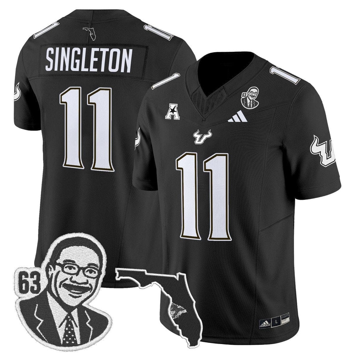 Keshaun Singleton Jersey #11 South Florida Bulls Lee Roy Selmon Legacy