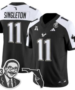 Keshaun Singleton Jersey 11 South Florida Bulls Lee Roy Selmon Legacy Black Alter