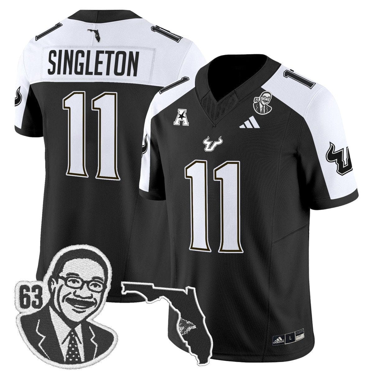Keshaun Singleton Jersey #11 South Florida Bulls Lee Roy Selmon Legacy - Image 3