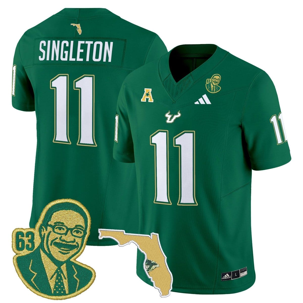 Keshaun Singleton Jersey #11 South Florida Bulls Lee Roy Selmon Legacy - Image 5