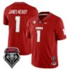 Keyshawn James Newby Jersey 1 UNM Lobo Football 2025 Stitched Red