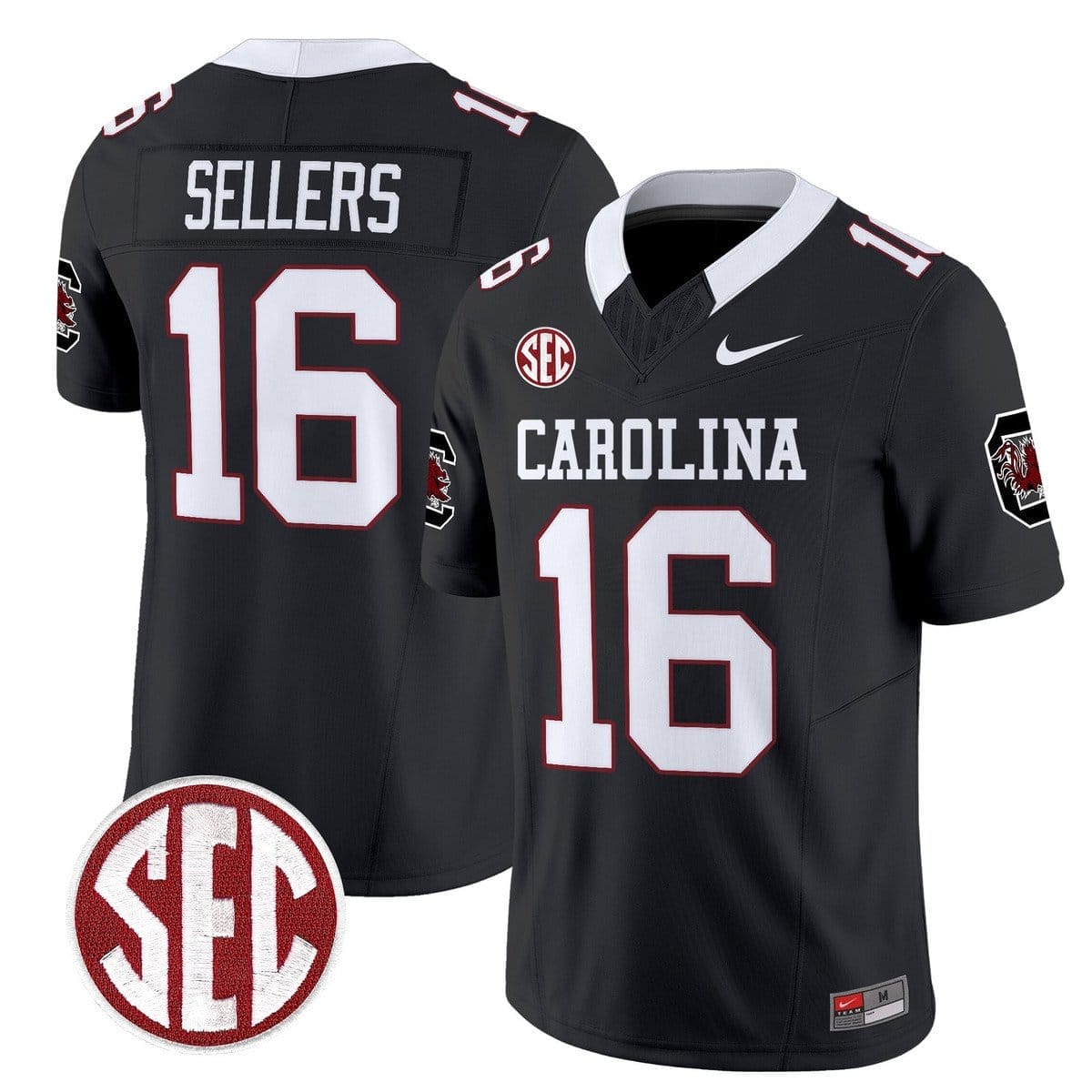 LaNorris Sellers Jersey #16 Carolina 1980 Throwback Rebrand 2026