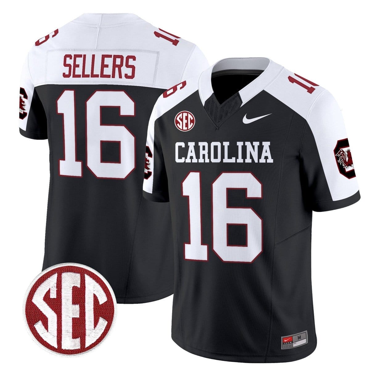 LaNorris Sellers Jersey #16 Carolina 1980 Throwback Rebrand 2026 - Image 3