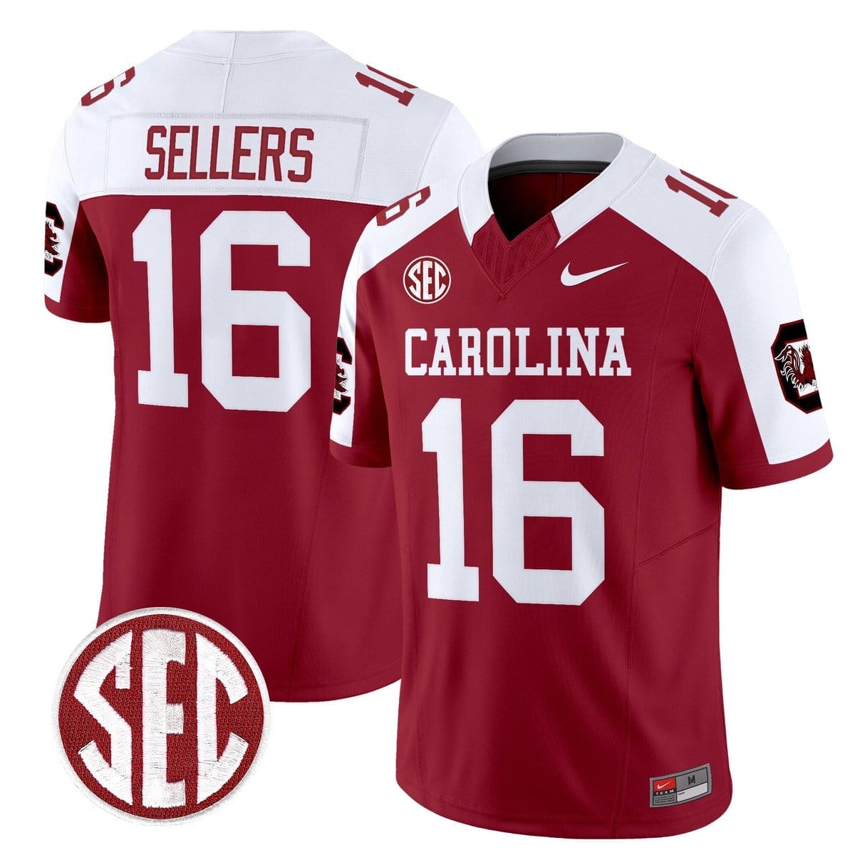 LaNorris Sellers Jersey #16 Carolina 1980 Throwback Rebrand 2026 - Image 5