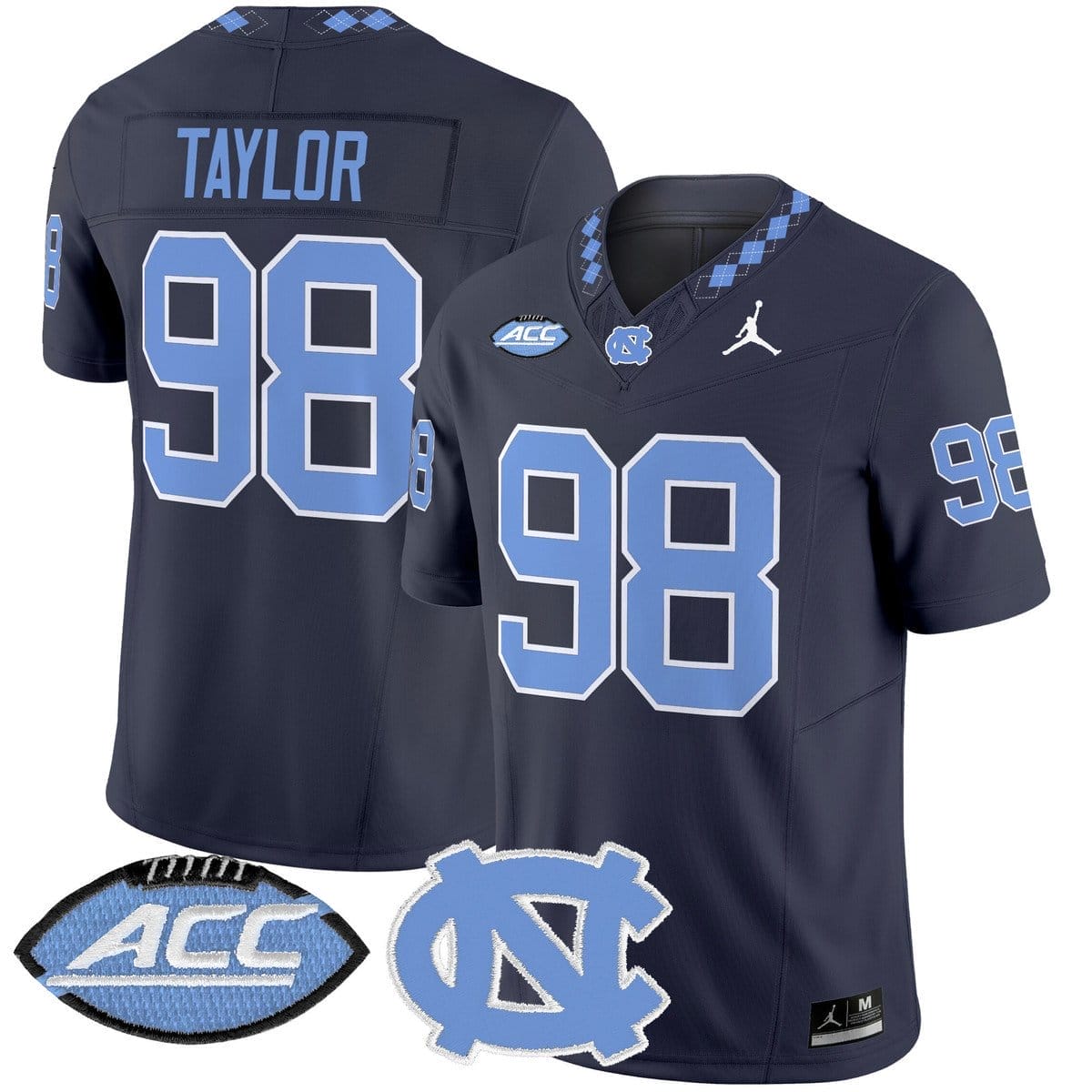Lawrence Taylor Jersey #98 North Carolina Tar Heels 2025 Stitched - Image 5