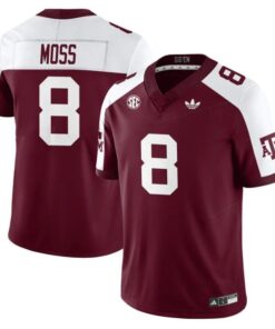 Le'Veon Moss Jersey #8 Texas A&M Aggies 1975 Throwback Stitched