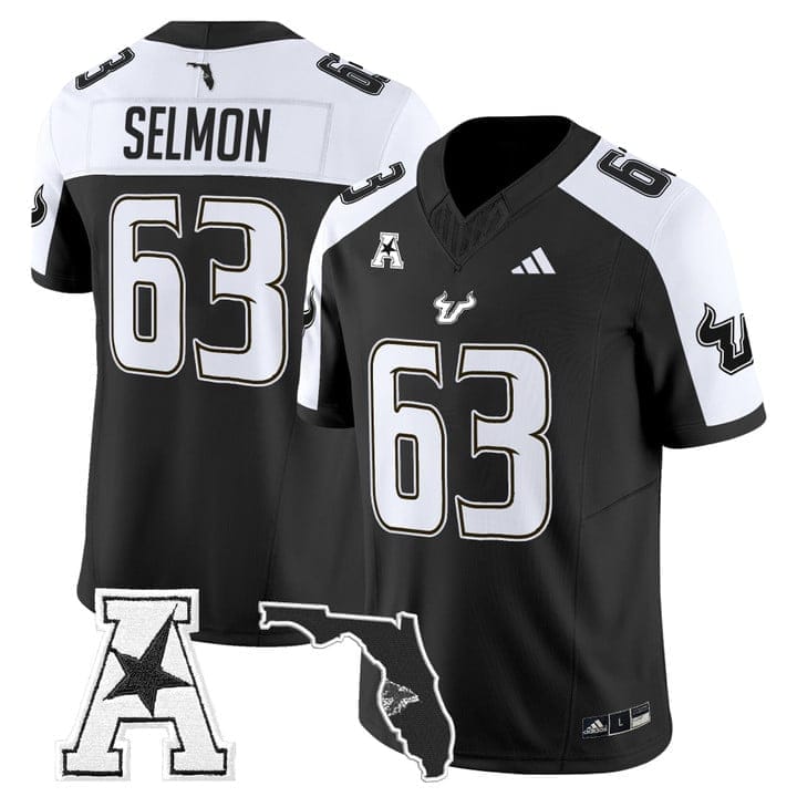 Lee Roy Selmon Jersey #63 South Florida Bulls 2025 Limited Stitched - Image 3