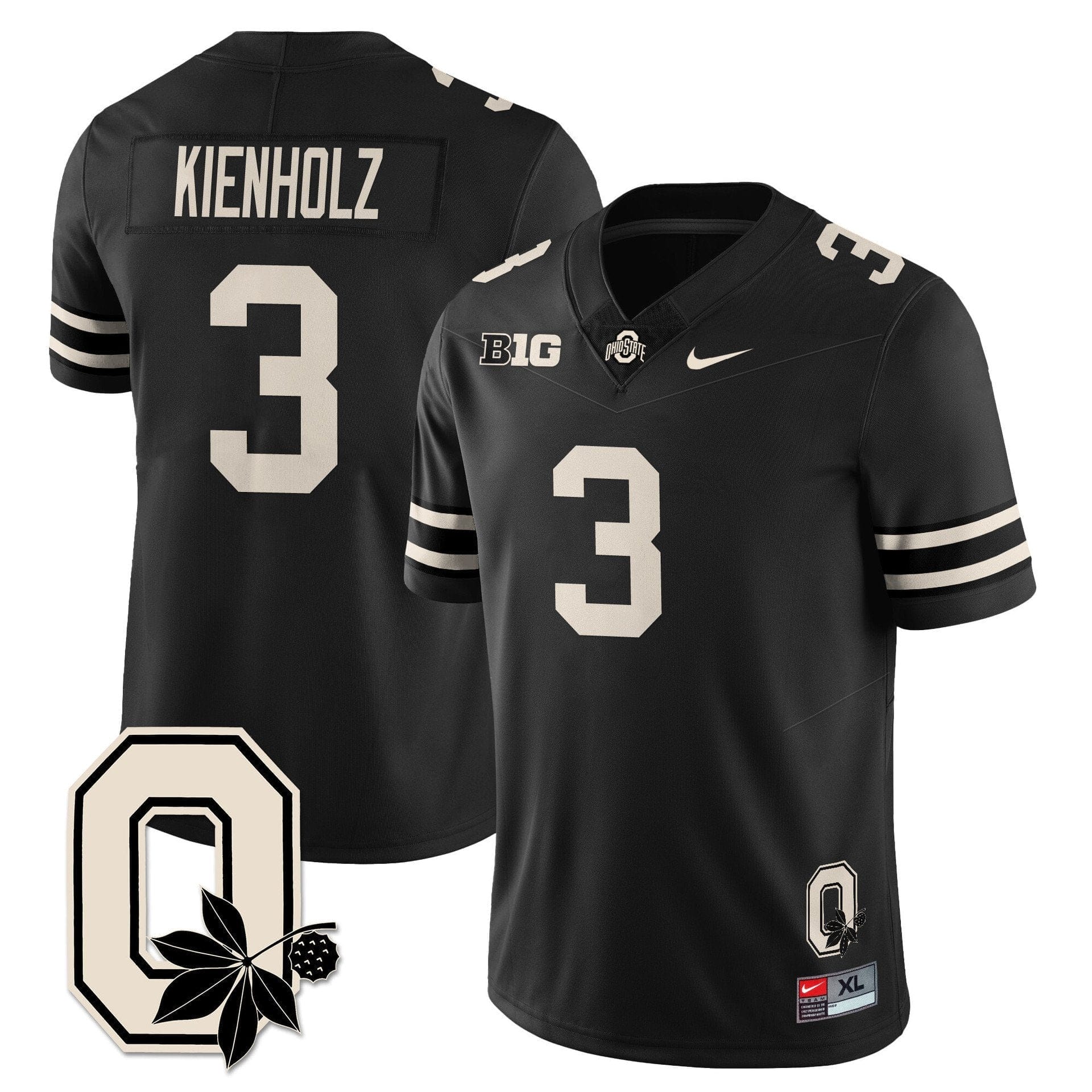 Lincoln Kienholz Jersey #3 Ohio State Buckeyes 2025 Limited Stitched