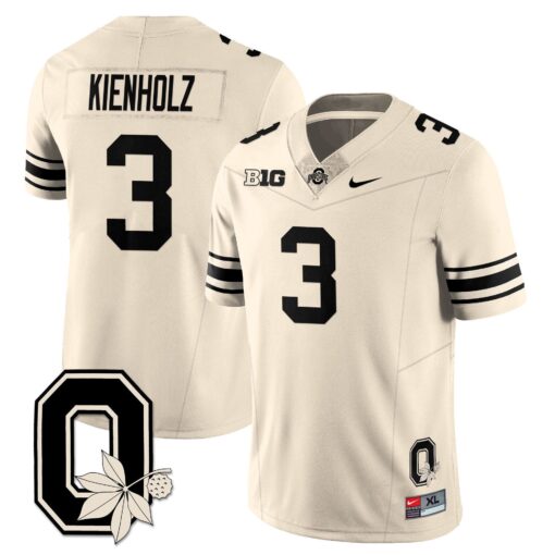 Lincoln Kienholz Jersey #3 Ohio State Buckeyes 2025 Limited Stitched - Image 2