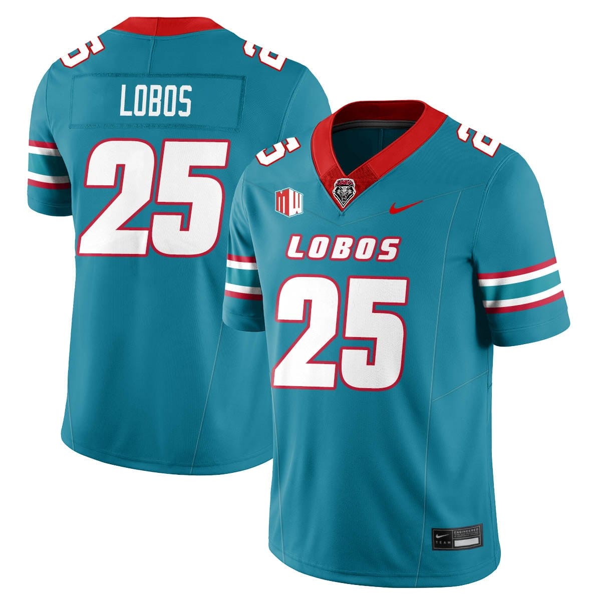 Lobos Jersey #25 UNM Lobo Football 2025 All Stitched