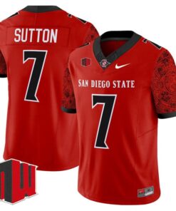 Lucky Sutton Jeed Stitched Red