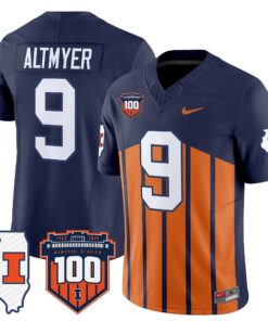 Luke Altmyer Jersey 9 Illinois Fighting 100th Memorial Stadium Throwback 83f76baa 697a 4bcd b897 c9ce7dd3def5