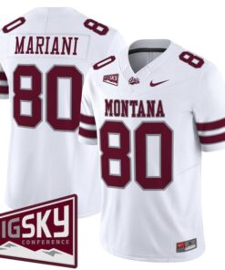 Marc Mariani Jersey 80 Montana Grizzlies 2025 Vapor Stitched White 30108052 a0dc 44a6 afaa 54f6a7dbb793