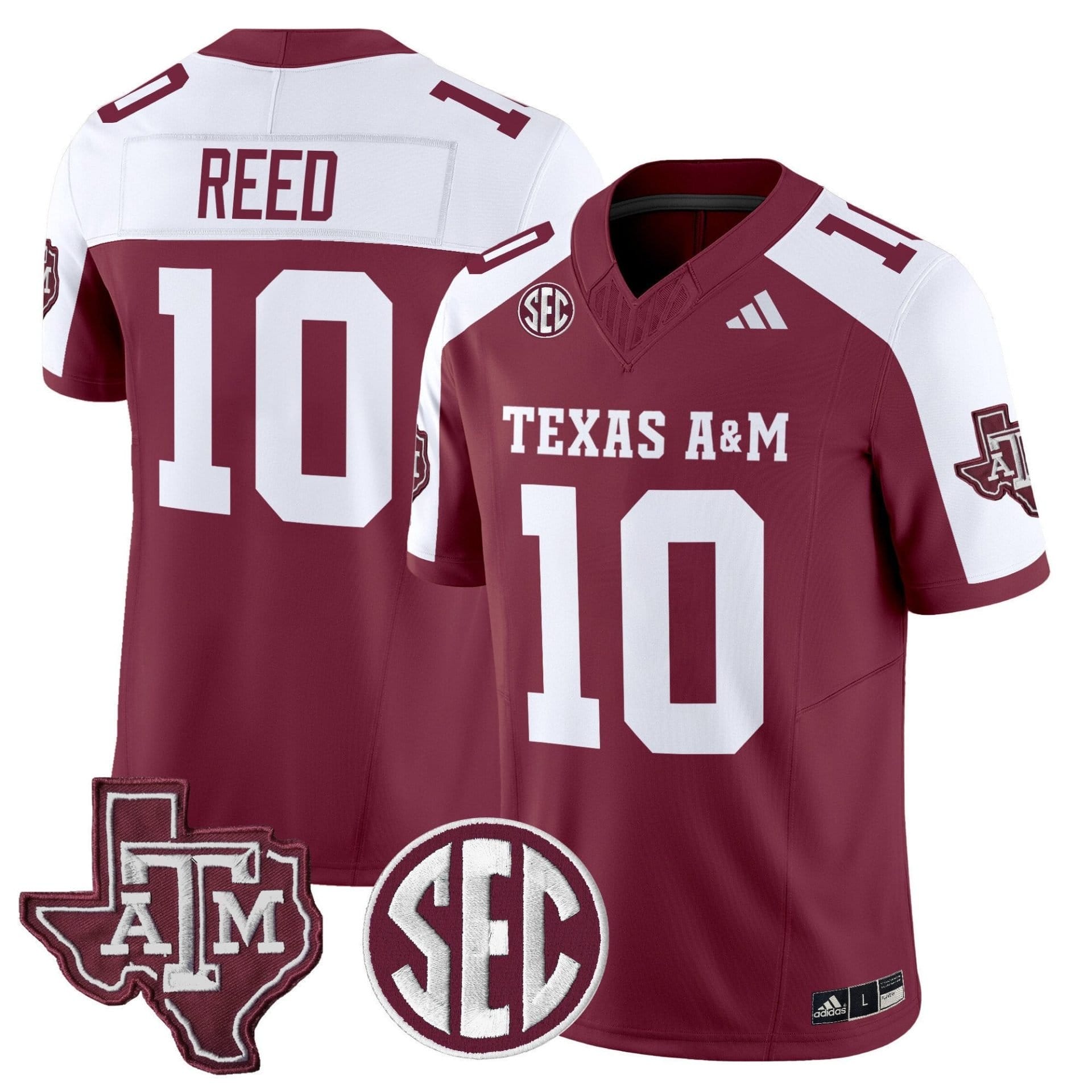 Marcel Reed Jersey #10 Texas A&M Aggies 2025 Vapor Stitched - Image 4