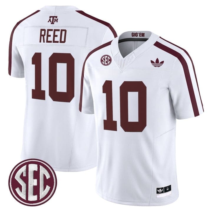 Marcel Reed Jersey #10 Texas A&M Aggies 2025 Vapor V2 Stitched - Image 2