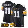Mark Gronowski Jersey 11 Iowa Hawkeyes 2025 Limited Stitched Black 931450d0 d0d5 4151 b2a2 4bce0dab9f3a