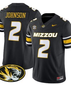 Marquis Johnson Jersey #2 Missouri Tigers 2025 Vapor Limited Stitched