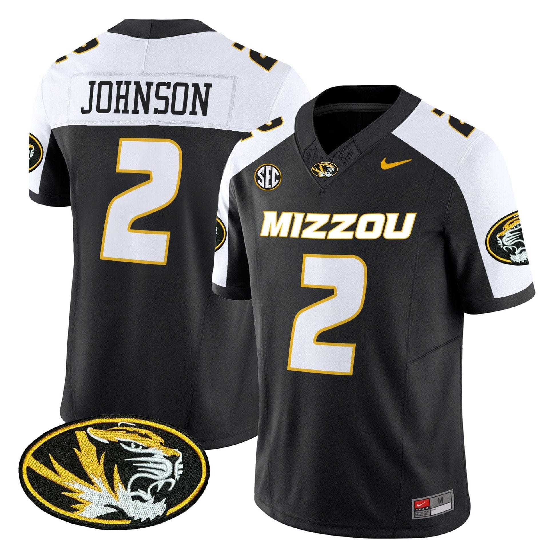 Marquis Johnson Jersey #2 Missouri Tigers 2025 Vapor Limited Stitched - Image 3