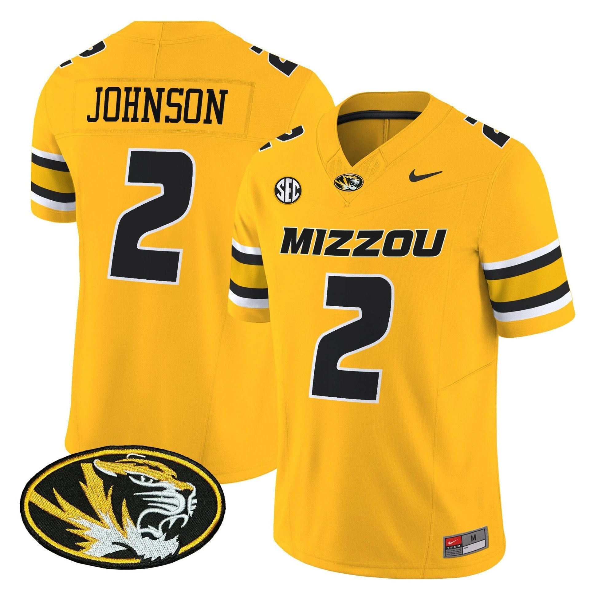 Marquis Johnson Jersey #2 Missouri Tigers 2025 Vapor Limited Stitched - Image 5
