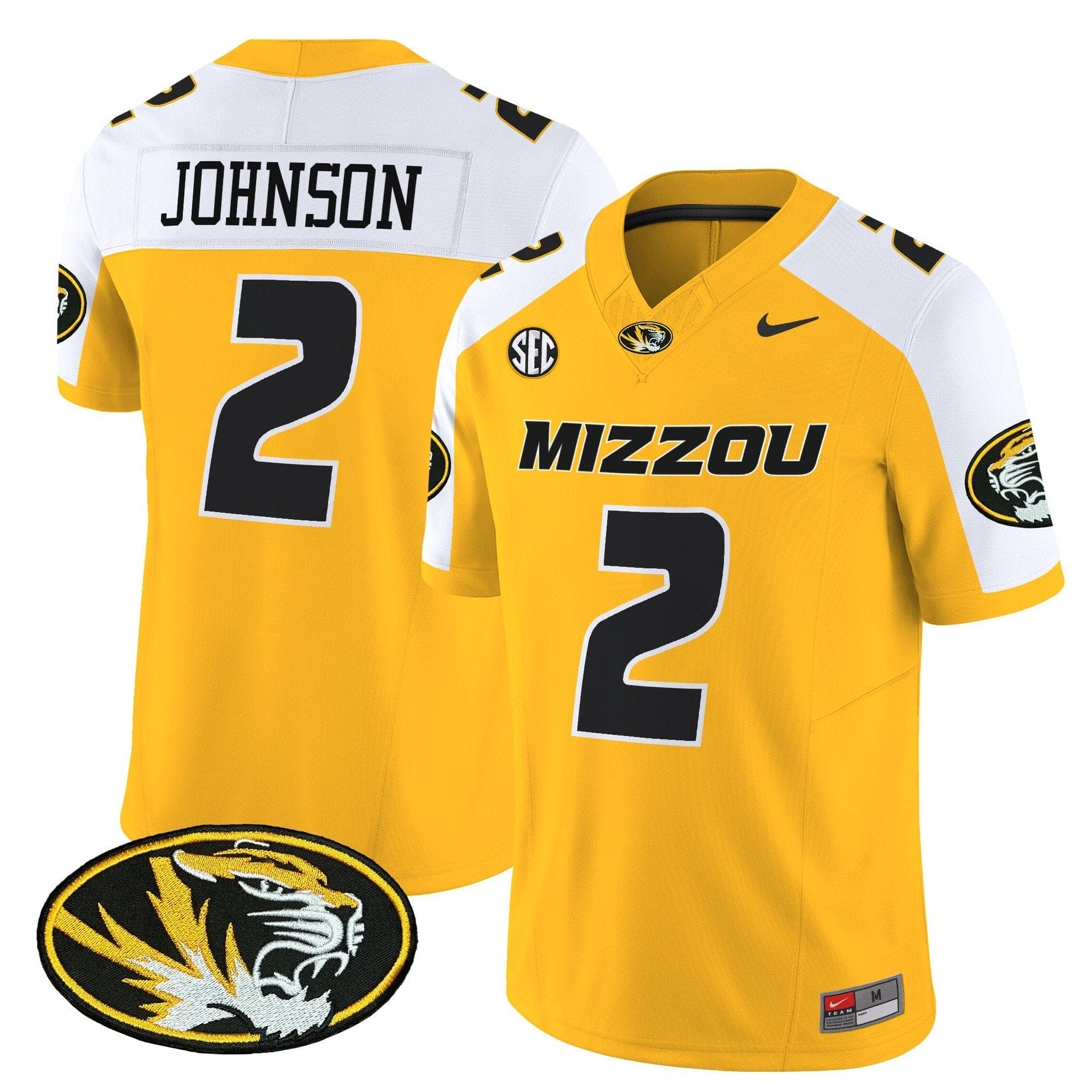 Marquis Johnson Jersey #2 Missouri Tigers 2025 Vapor Limited Stitched - Image 4
