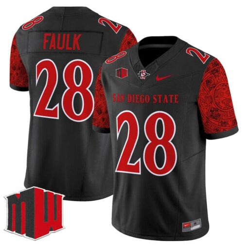Marshall Faulk Jersey #28 San Diego State Aztecs 2025 Limited Stitched