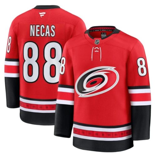 Martin Necas Jersey #88 Carolina Hurricanes 2025 - 26 Premium Stitched - Image 4
