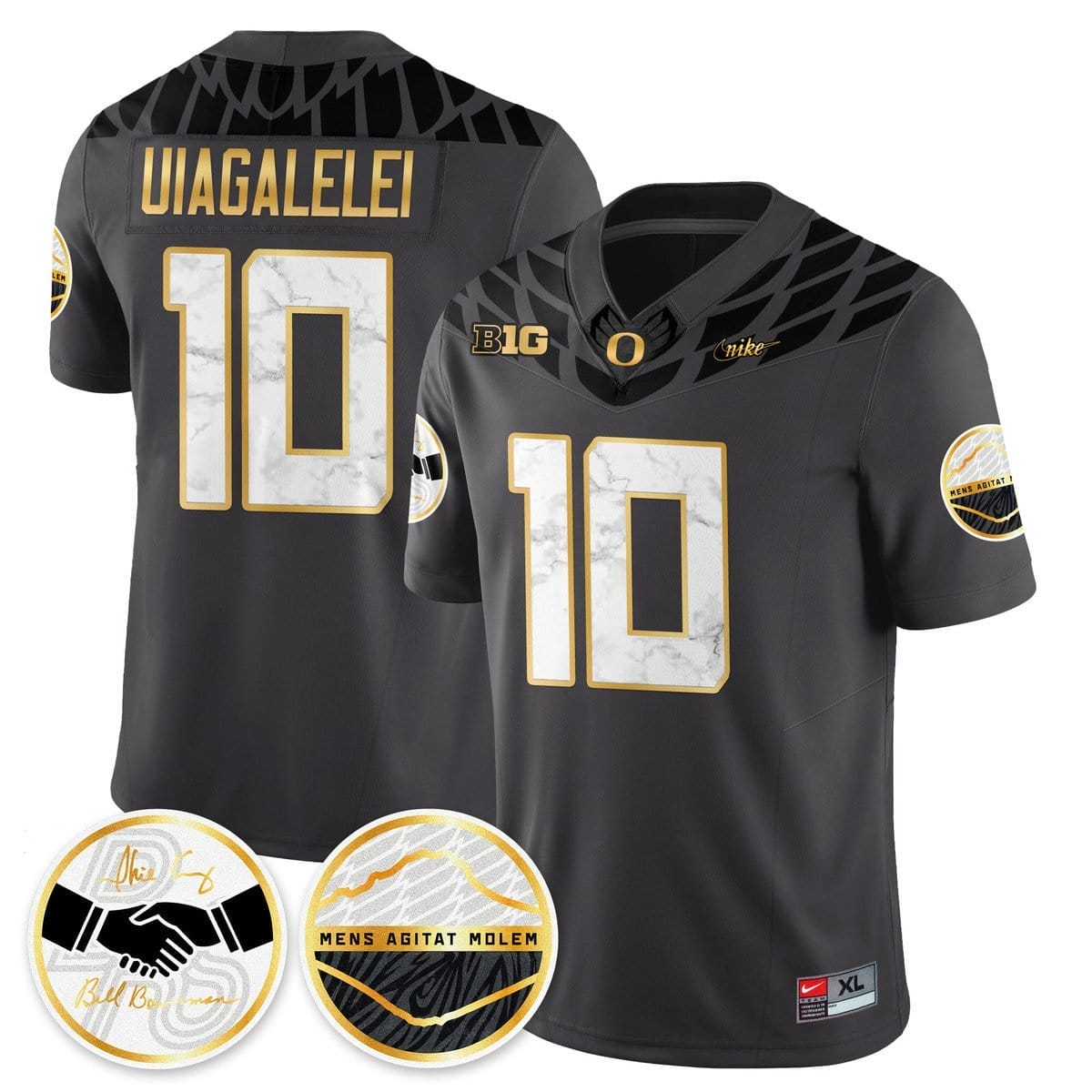 Matayo Uiagalelei Jersey #10 Oregon Ducks 2025 Shoe Duck Stitched