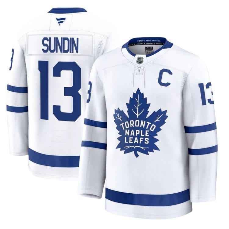 Mats Sundin Jersey #13 Toronto Maple Leafs Timeless Stitched