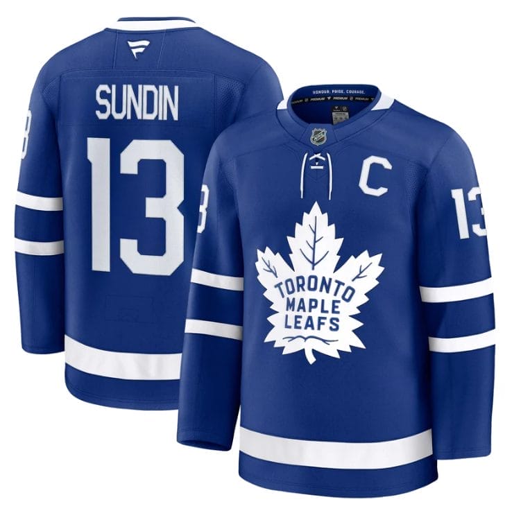 Mats Sundin Jersey #13 Toronto Maple Leafs Timeless Stitched - Image 2
