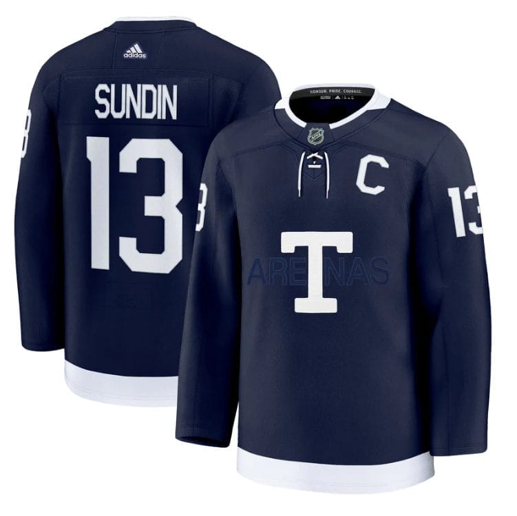 Mats Sundin Jersey #13 Toronto Maple Leafs Timeless Stitched - Image 3