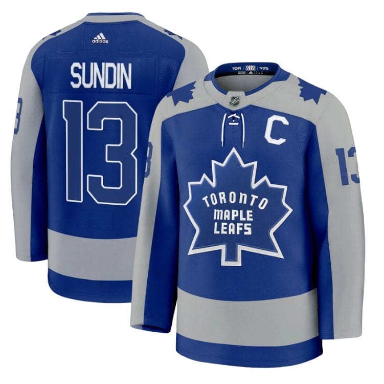 Mats Sundin Jersey #13 Toronto Maple Leafs Timeless Stitched - Image 4