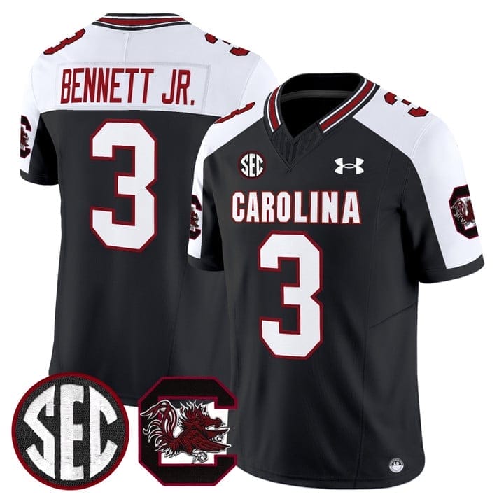 Mazeo Bennett Jr Jersey #3 South Carolina Gamecocks 2025 Stitched - Image 3