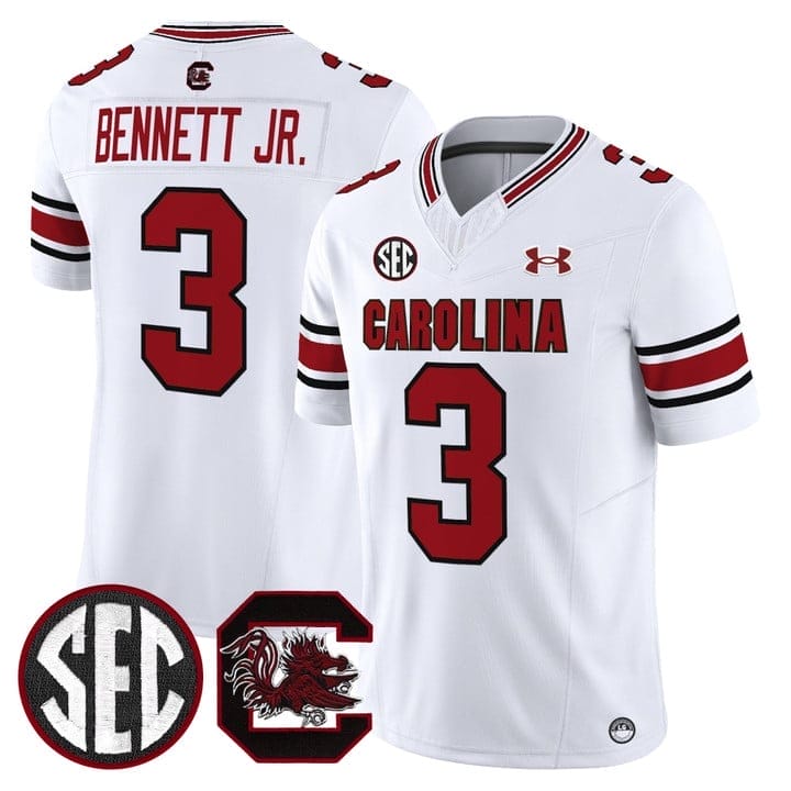 Mazeo Bennett Jr Jersey #3 South Carolina Gamecocks 2025 Stitched - Image 2