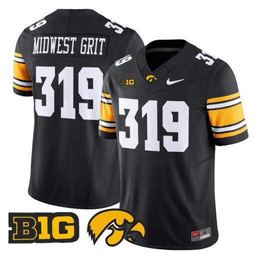 Midwest Grit Jersey #319 Iowa Hawkeyes 2025 Limited Stitched