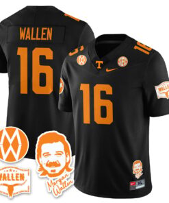 Morgan Wallen Jersey #16 Tennessee Vols 2025 Football Stitched